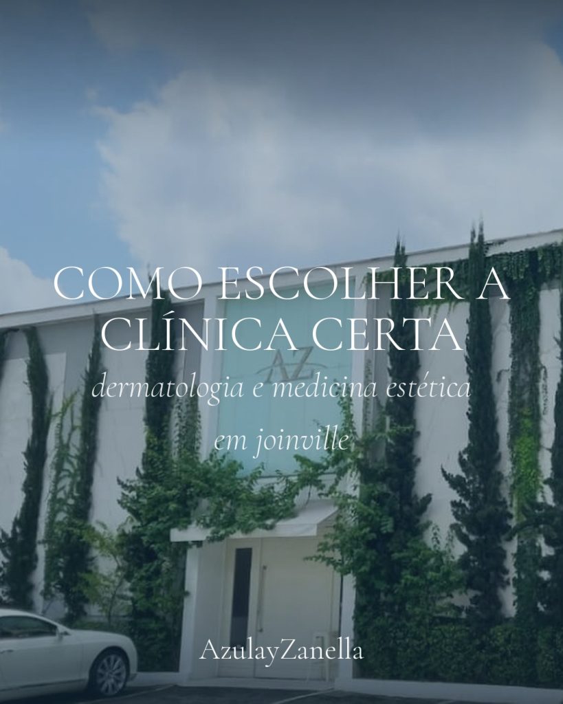 Capa do artigo sobre como escolher clínica de dermatologia em Joinville